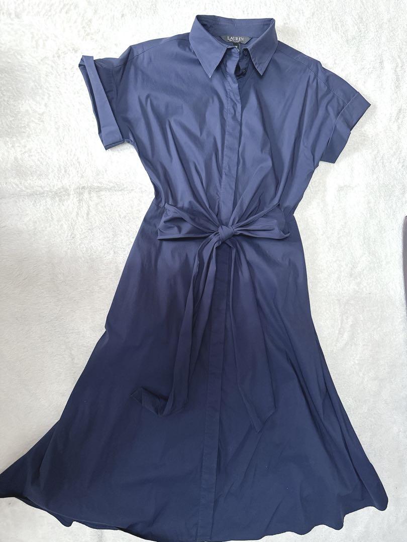 本日のみ！[LAUREN RALPH LAUREN]ネイビーシャツワンピース