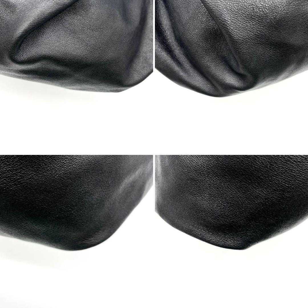 ✨美品✨ロエベ ハンドバッグ ナッパアイレ アナグラム レザー ブラック