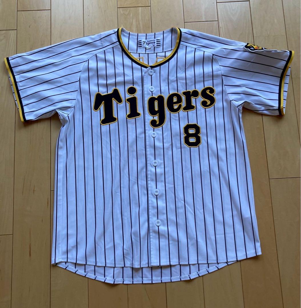 阪神タイガース　#8佐藤輝明　ホームユニフォームMサイズ 阪神タイガース 佐藤輝明選手 前ホーム ユニフォーム Mサイズ
