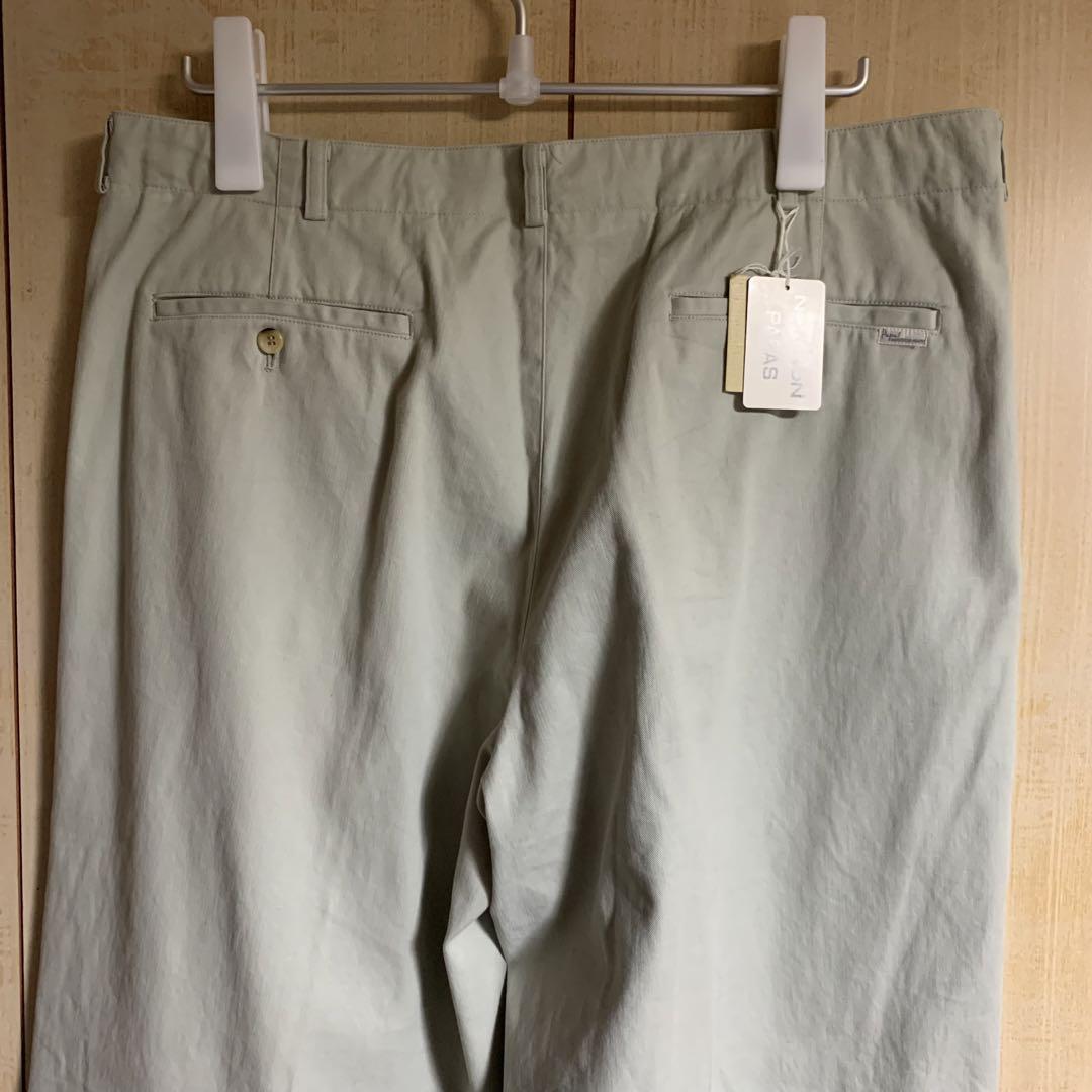 6 papas 2タック　コットン　ワイドパンツ