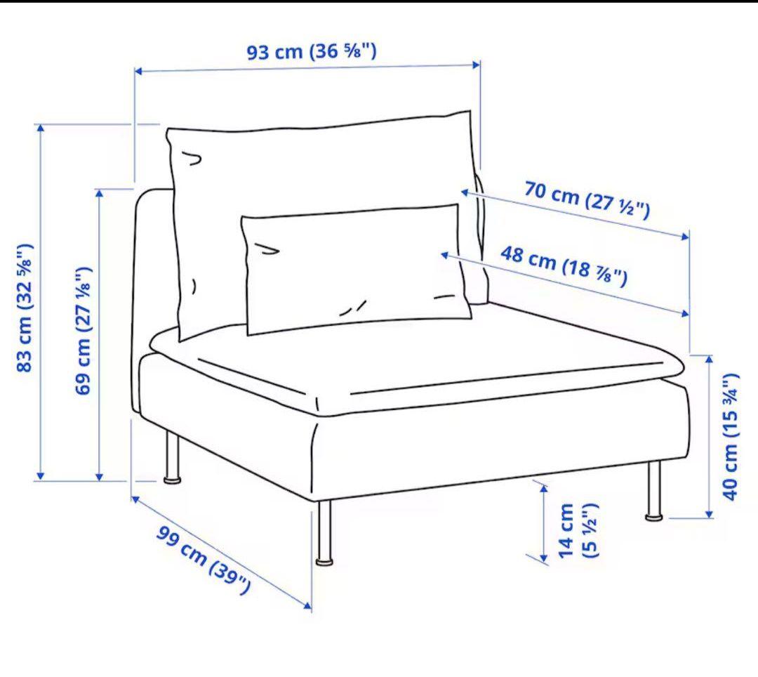 5月27日まで　IKEA ソファ　ソーデルハムン(1人掛け)