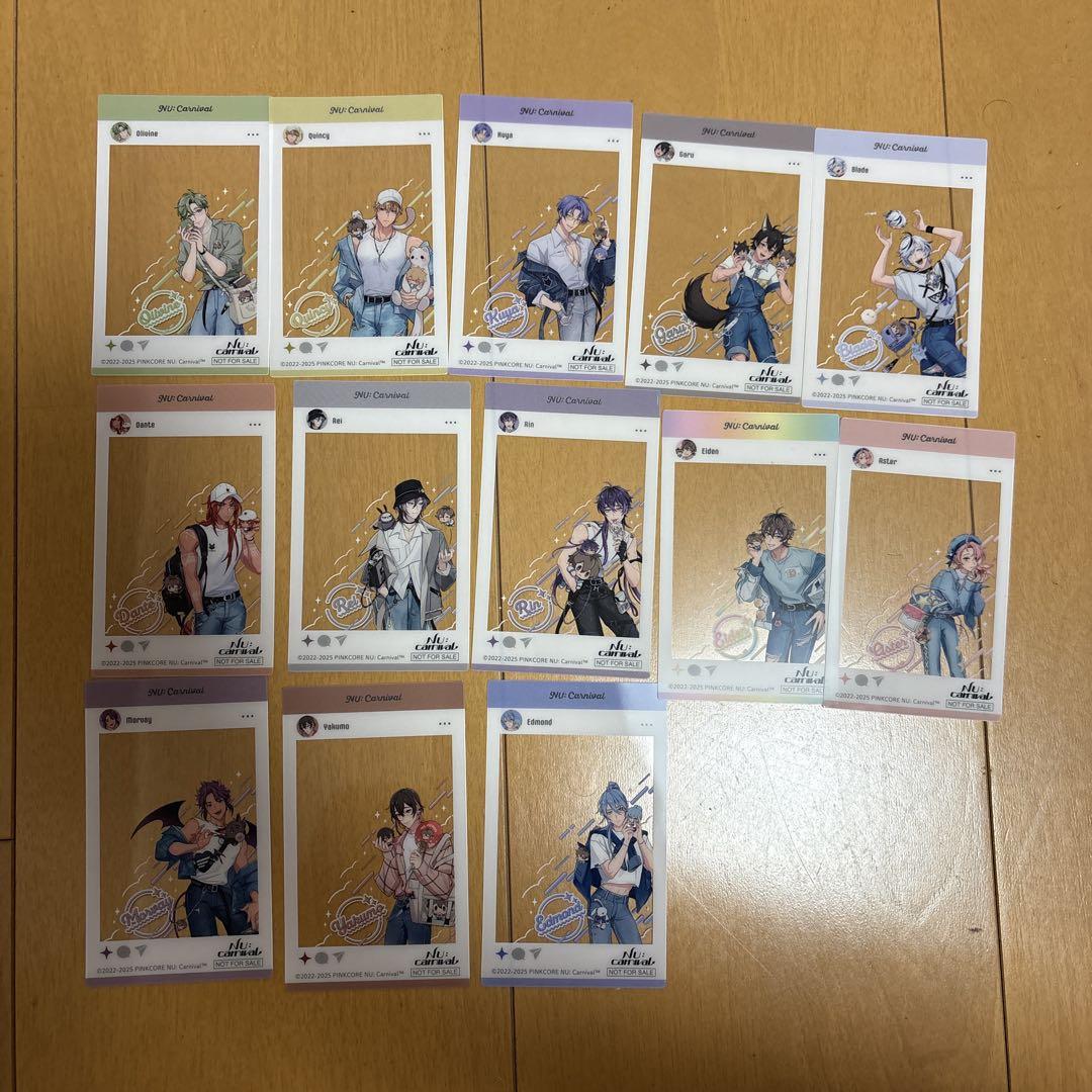 NU:カーニバル ぬカニ アニメイトフェア 特典SNS風クリアシート