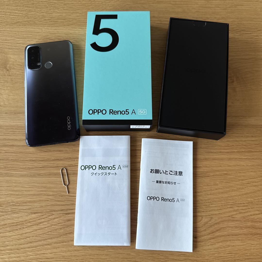 OPPO Reno 5A SIMフリー 128GB シルバーブラック