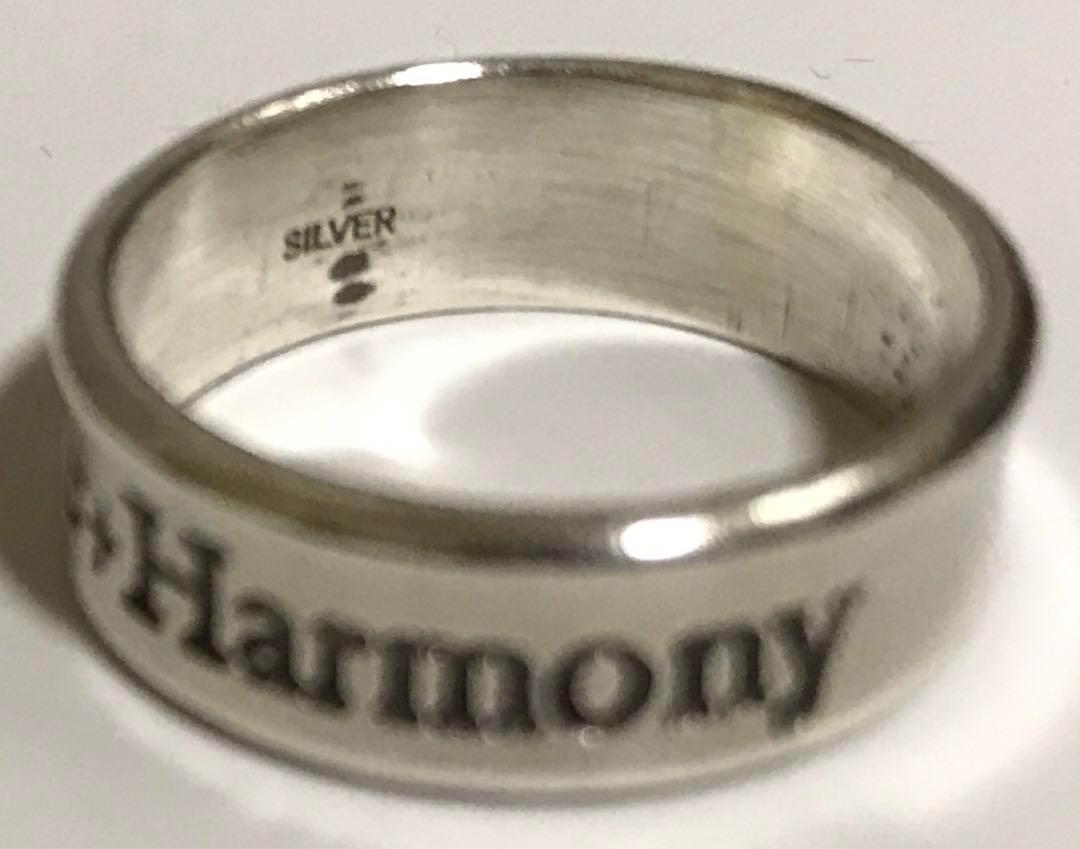 ★【希少】松岡英明 シルバーリング Love + Harmony アクセサリー ★【希少】松岡英明 シルバーリング Love + Harmony アクセサリー
