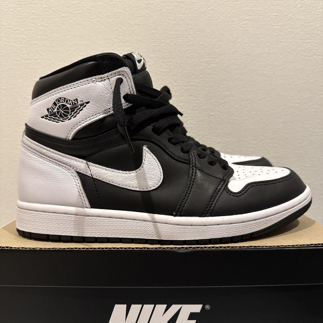 NIKE エアジョーダン 1 “ホワイト/ブラック”26cm