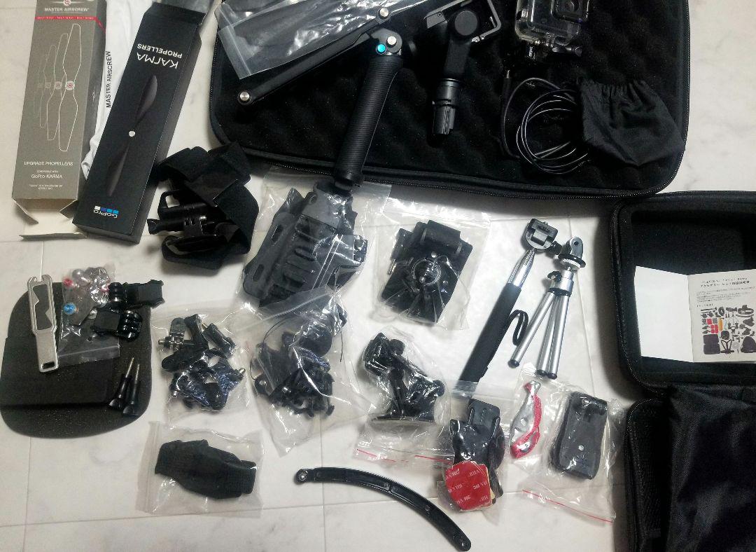 GoPro Karma ドローン HERO6 アクセサリー まとめ売り ジャンク