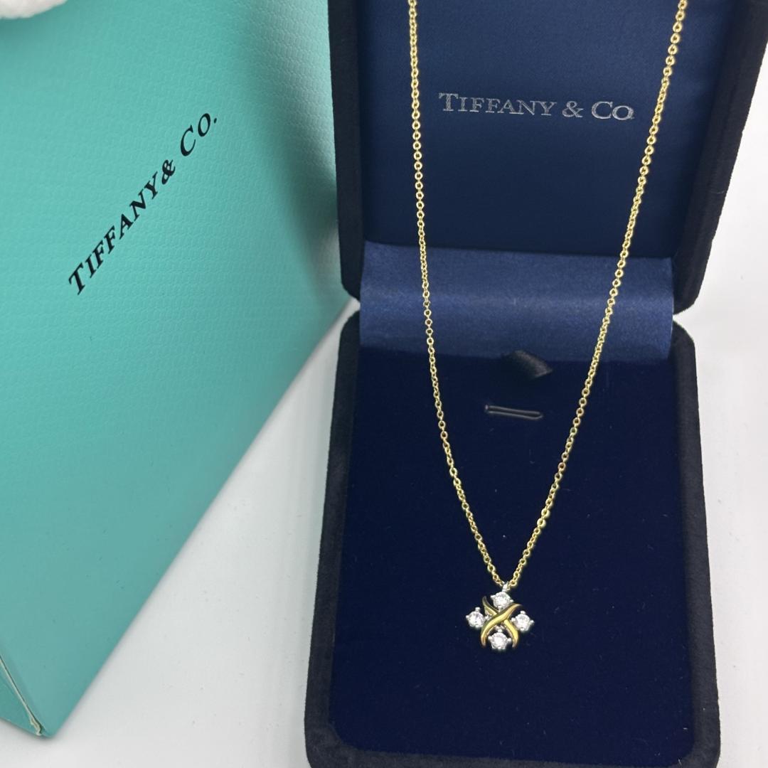 ☆Tiffany & Co.☆K18 ゴールド ネックレス TIFFANY&Co. ティファニー ネックレス 18金 K18イエローゴールド