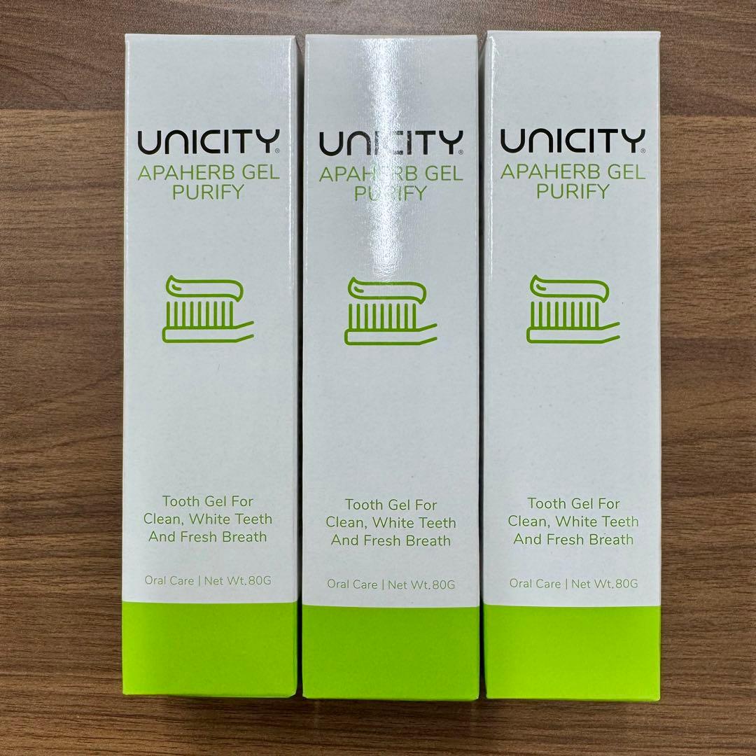 【UNICITY】APAHERB GEL PURIFY 80g(3本セット)