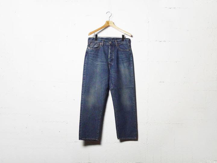 A.PRESSE アプレッセ Washed Denim Wide Pants