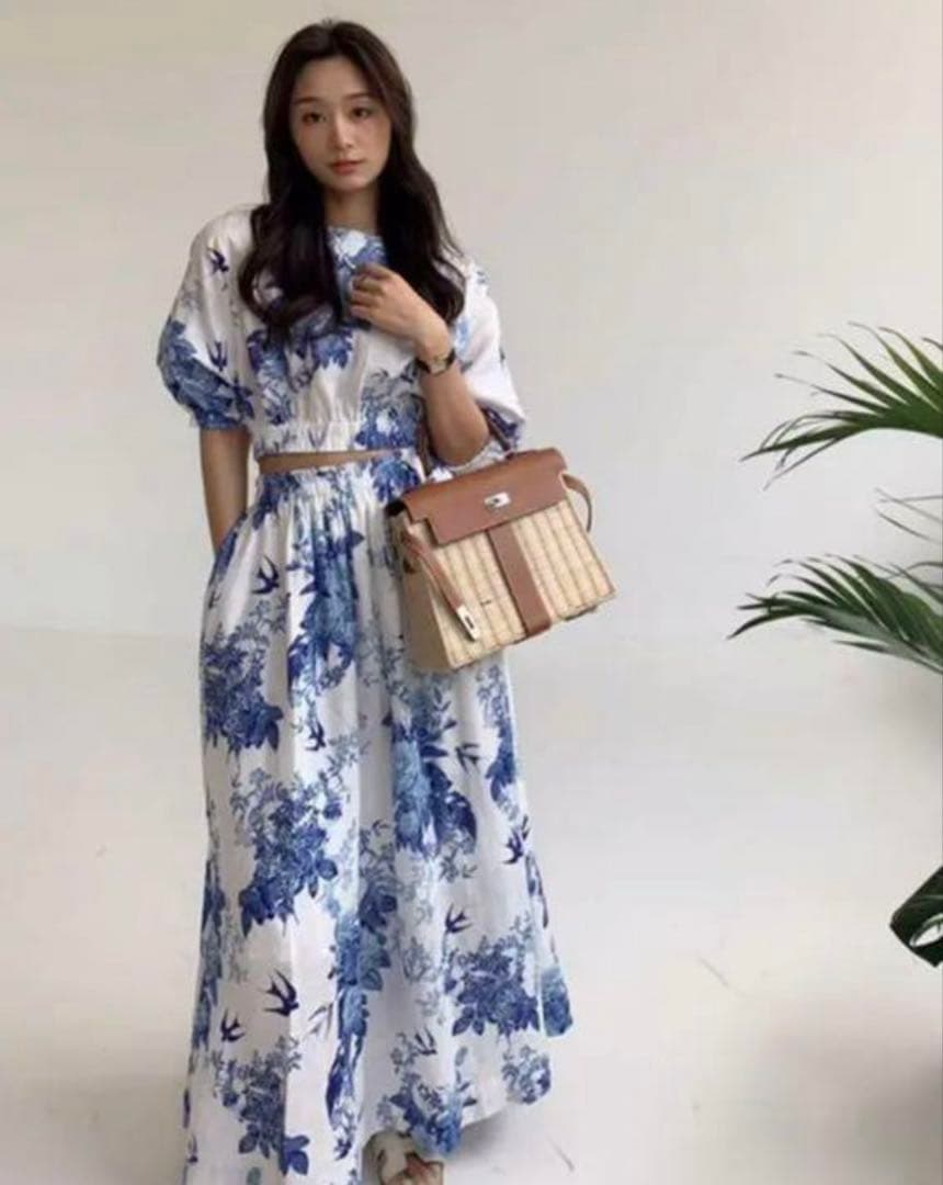 【美品】サイズFree♡Birthday bash♡フラワーバードセットアップ