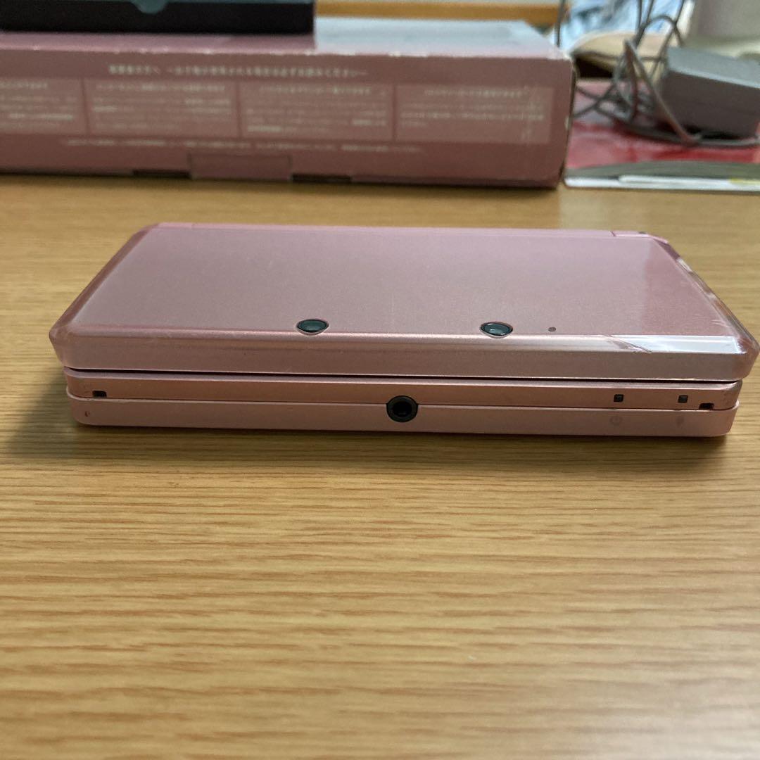 動作確認、初期化済み 任天堂3DS ピンク 充電器、タッチペン、箱、説明書付き