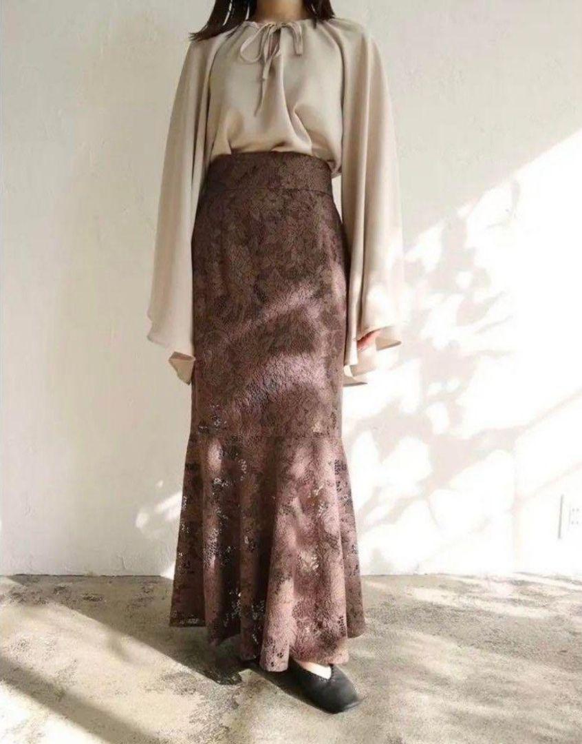 スカート Acka original lace mermaid skirt