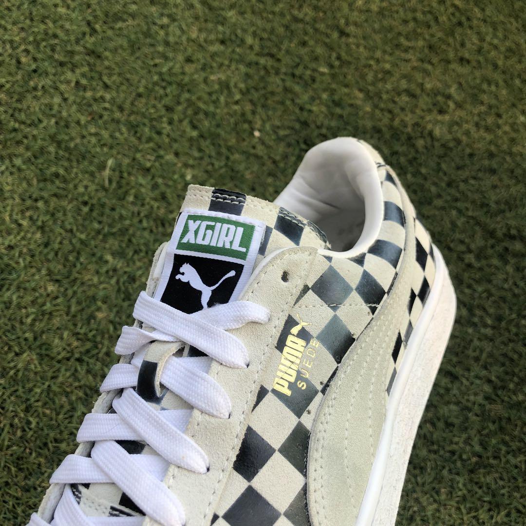 美品24.5PUMA×X-GIRLプーマ×エックスガール スエード HB503