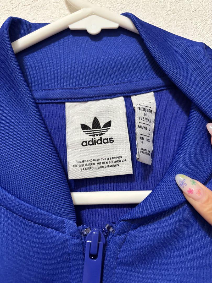 adidas 青 ジップアップジャージ Mサイズ adidas 青 ジップアップジャージ M - メルカリ