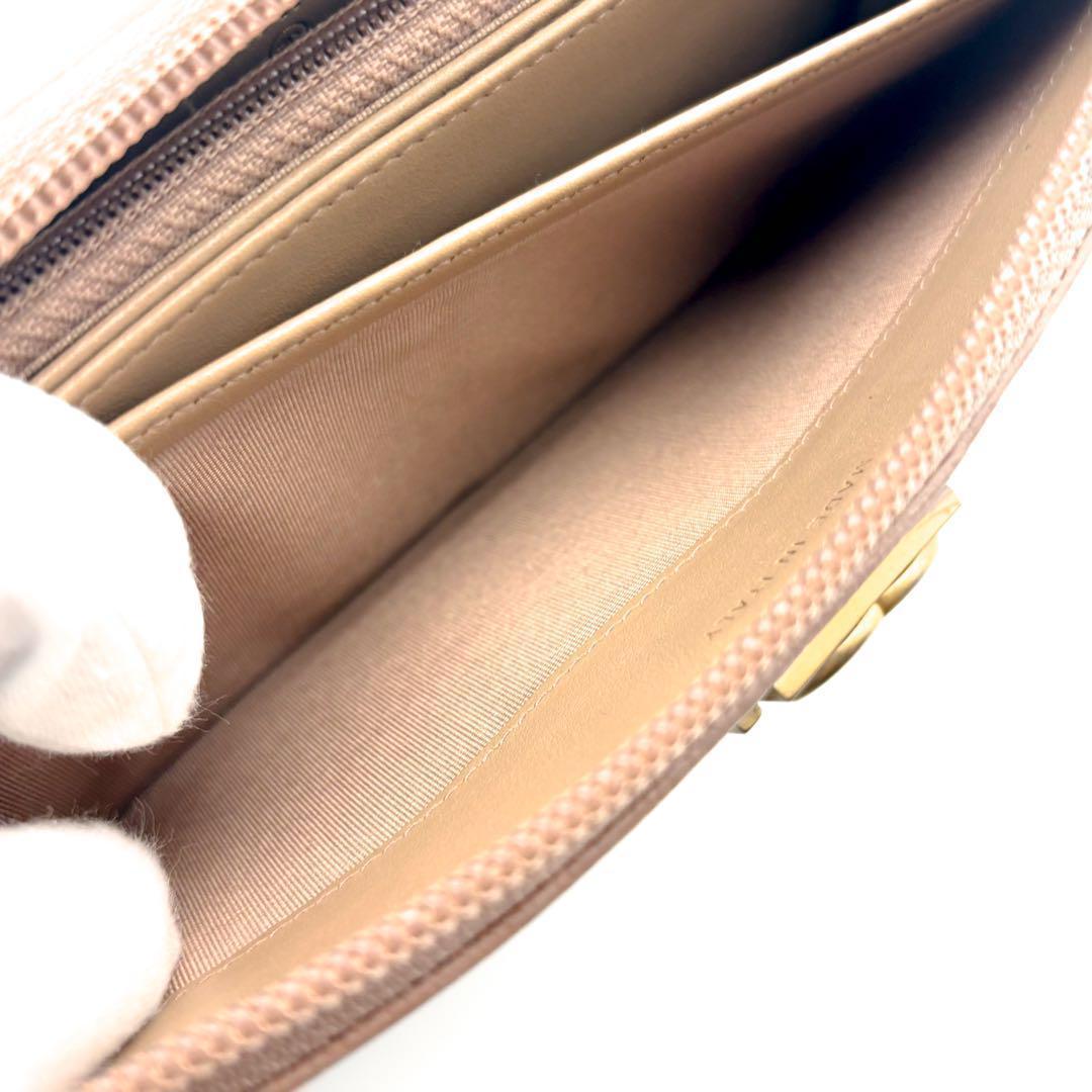 【美品✨新型モデル】シャネル ボーイシャネル ラウンドジップ 長財布