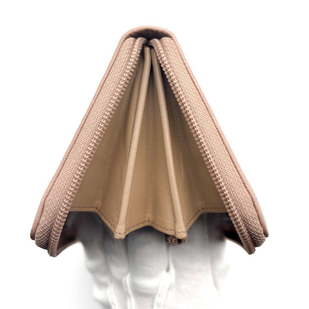 【美品✨新型モデル】シャネル ボーイシャネル ラウンドジップ 長財布