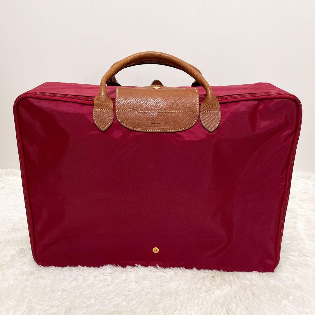 LONGCHAMP ロンシャン 折りたたみ トランク スーツケース 旅行バッグ