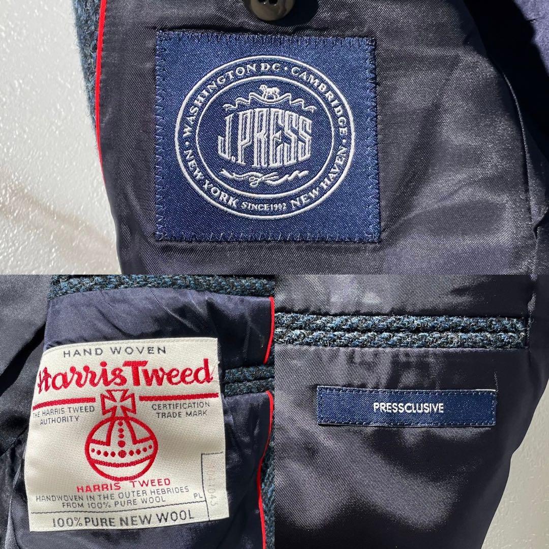 Sayg☆ジェイプレス ハリスツイード テーラードジャケット ヘリンボーン Sayg様専用☆ジェイプレス ハリスツイード テーラードジャケット