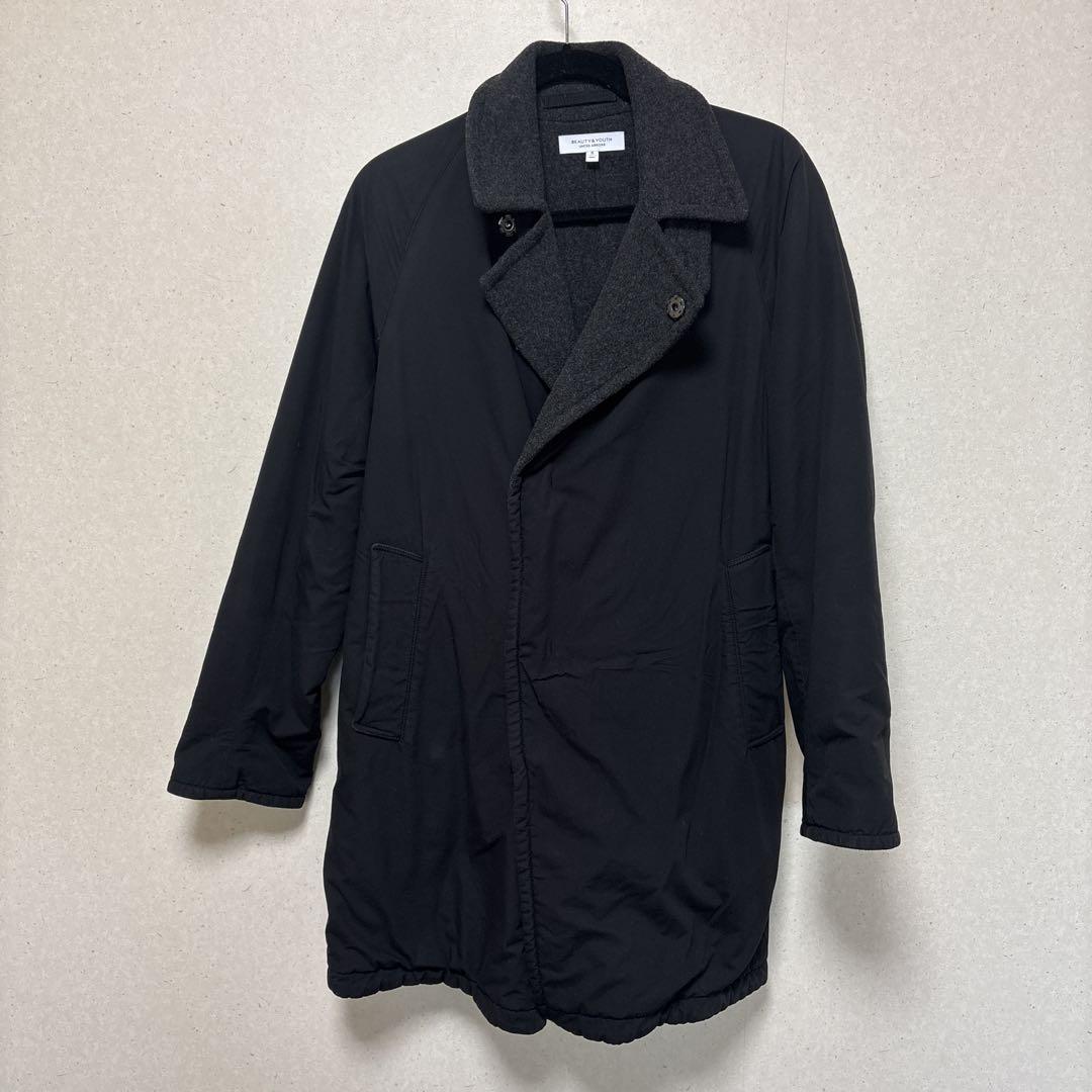 BEAUTY&YOUTH UNITED ARROWS チェスターコート S 0276525A0302 BEAUTY&YOUTH UNITED ARROWS チェスターコート S 黒
