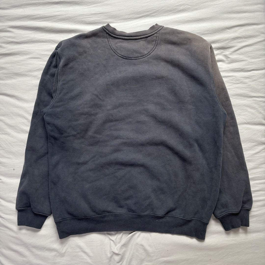 90's carhartt サンフェード スウェット ナス紺 y2k
