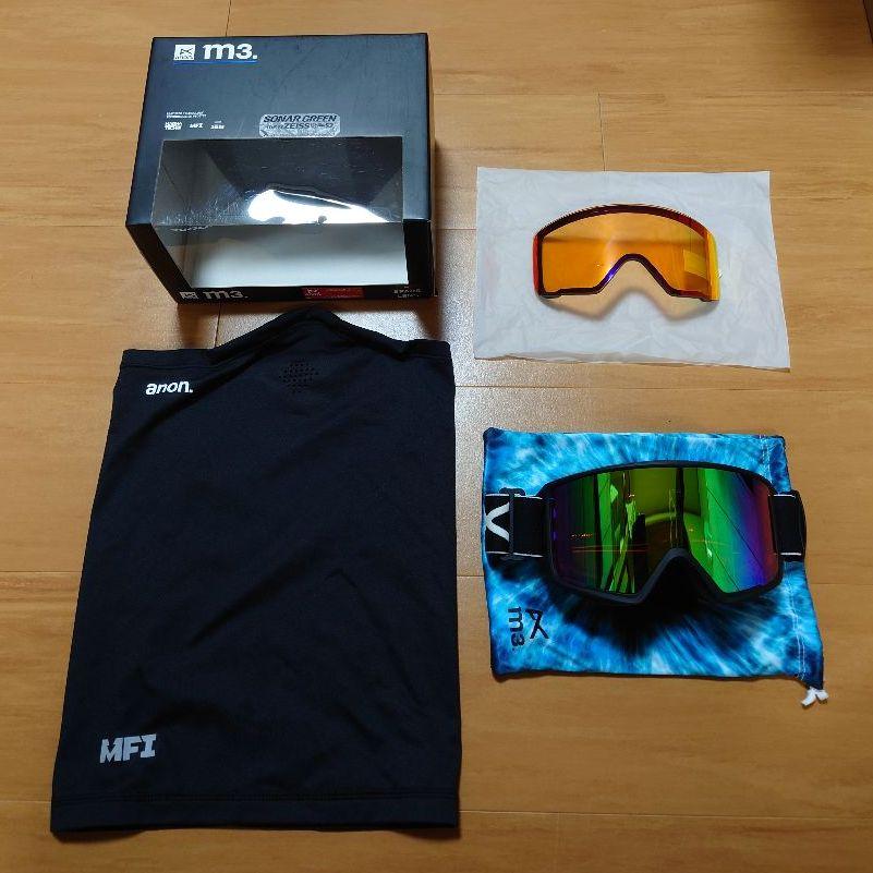 anon m3 Goggle MFI フェイスマスク