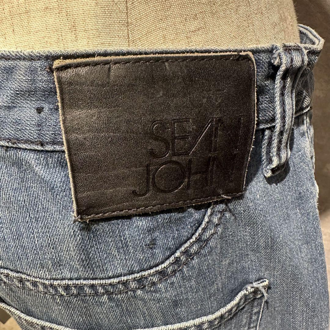 USA 古着 SEANJOHN BAGGY ワイド B系 Y2K デニムパンツ