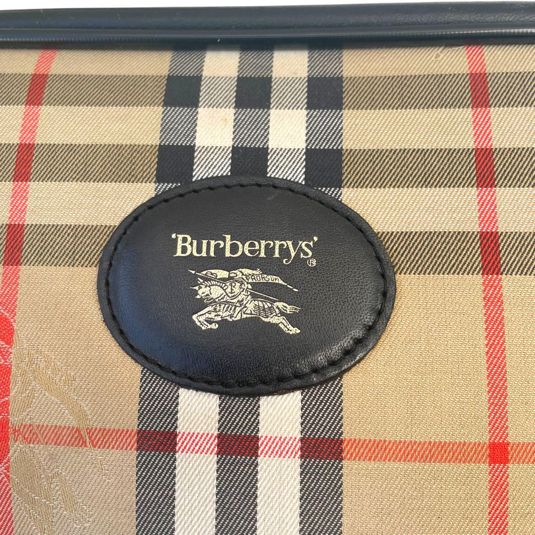 【レア】BURBERRY ショルダーバッグ　ノバチェック　ホースロゴ