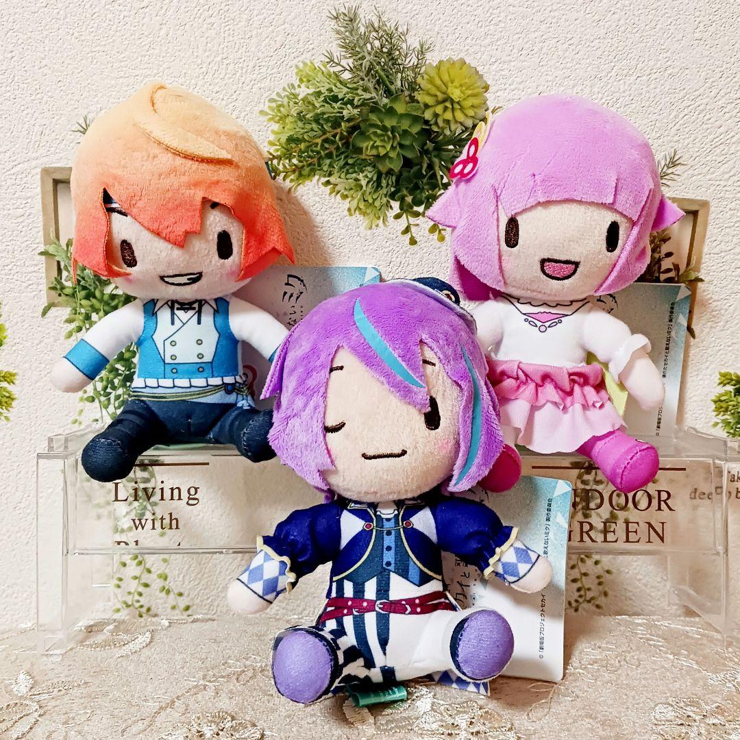 プロセカ　ふわぷち　ミニぬいぐるみ　ワンダショ　ニーゴ　8点セット プロジェクトセカイ ふわぷち ミニ ぬいぐるみ ワンダショ 4種