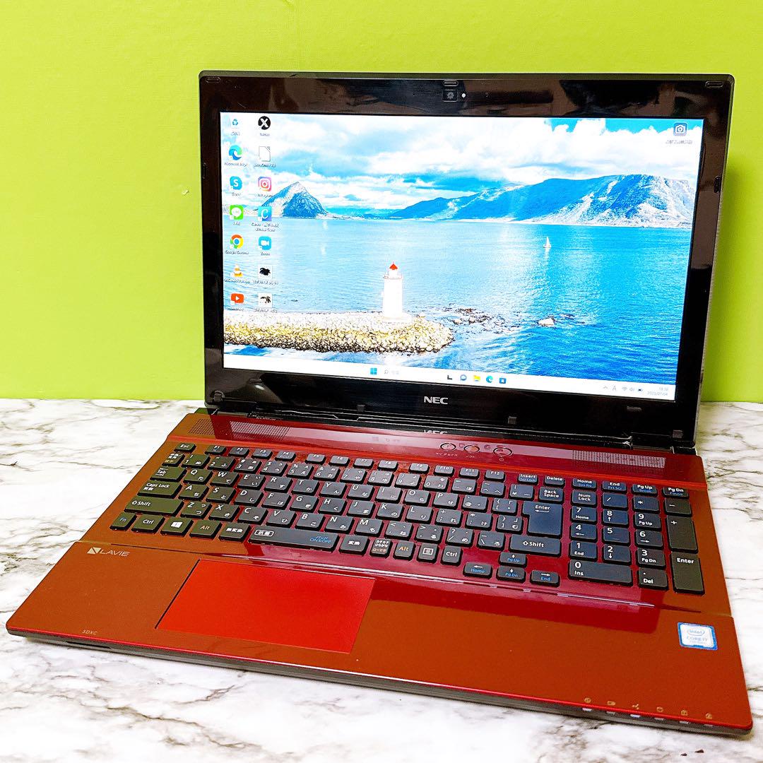 高性能i7＆爆速SSD/メモリ8GB✨カメラ✨Windows11 ノート