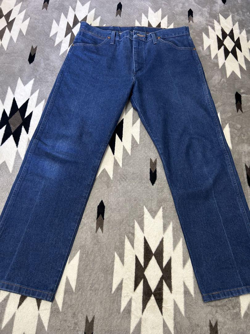 Wrangler ストレートデニムパンツ 青