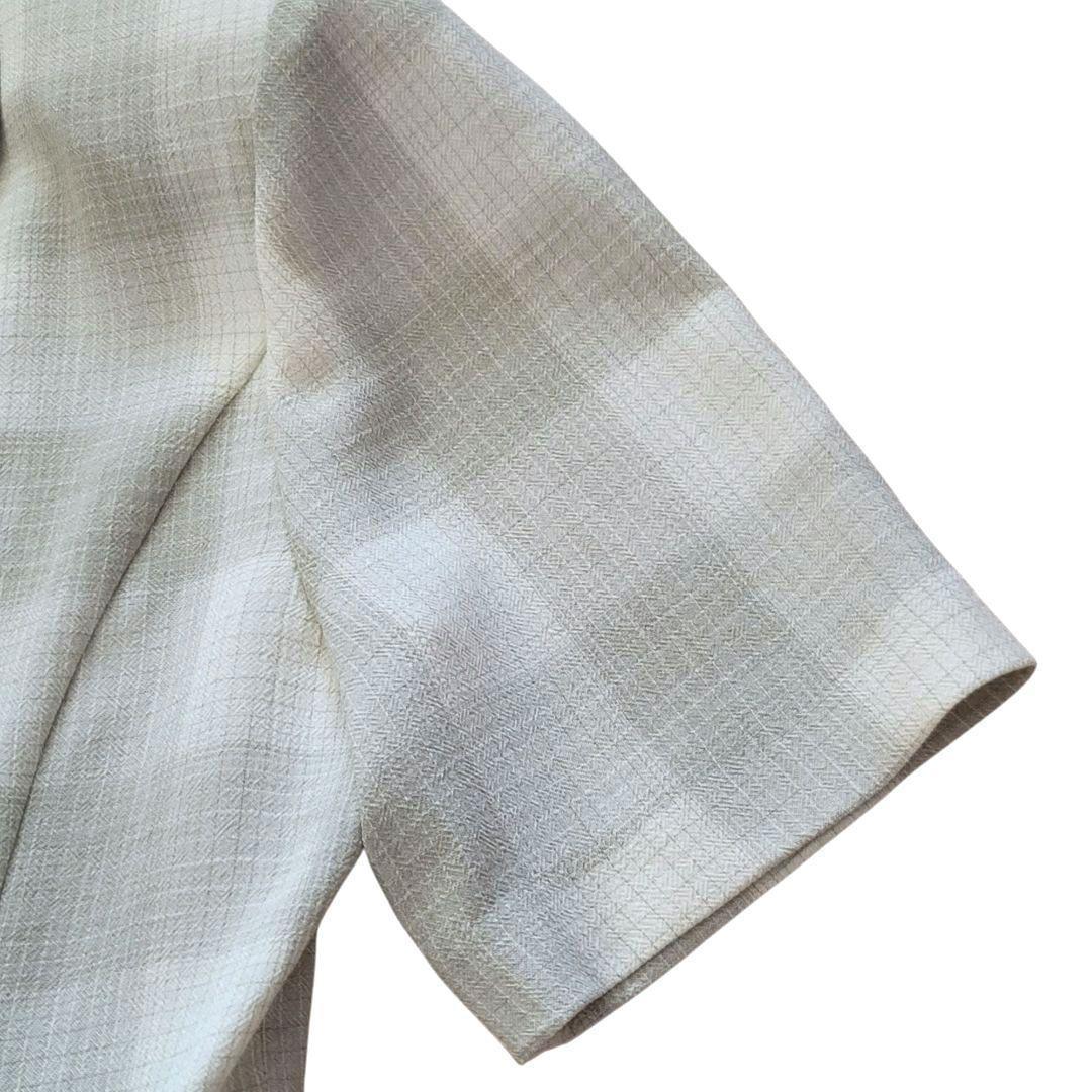 【美品】Addenda レディース スカートセットアップ チェック グレー系 女性 身長 バスト ウエスト ヒップ Addenda レディース スカートセットアップ 他の商品はこちらから ⬇︎ #豆柴ブランド