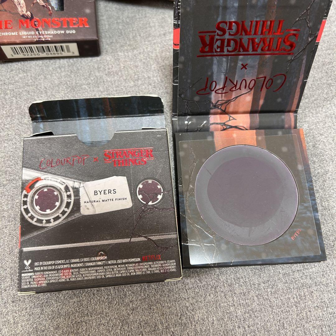 ColorPop x Stranger Things メイクアップセット