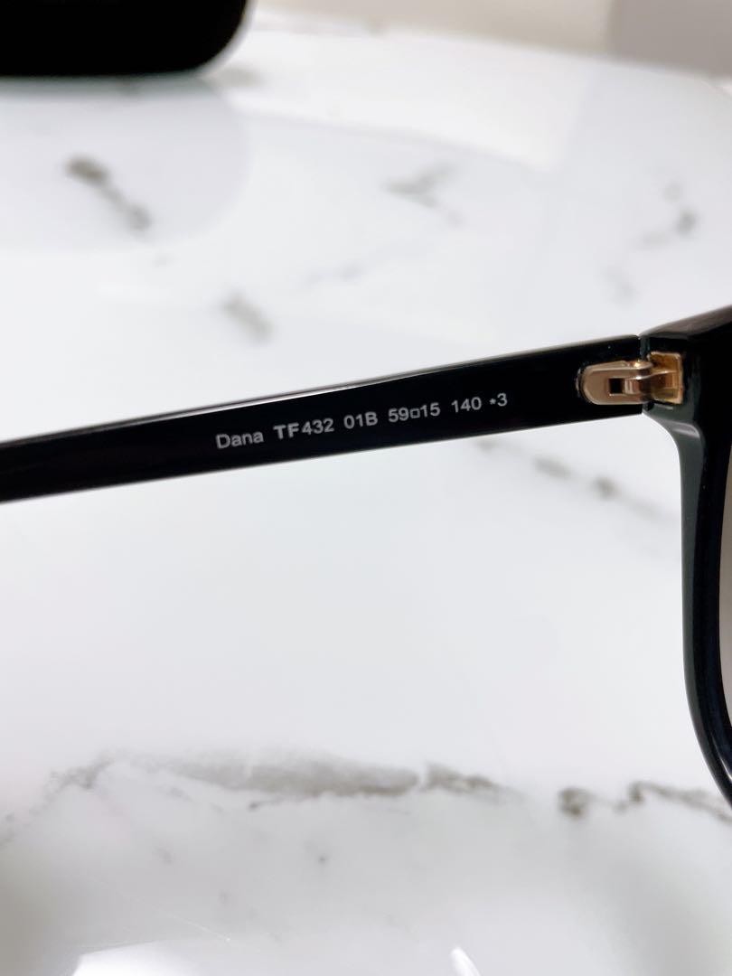TOM FORD Dana TF432 01B ブラックサングラス　ケース付き