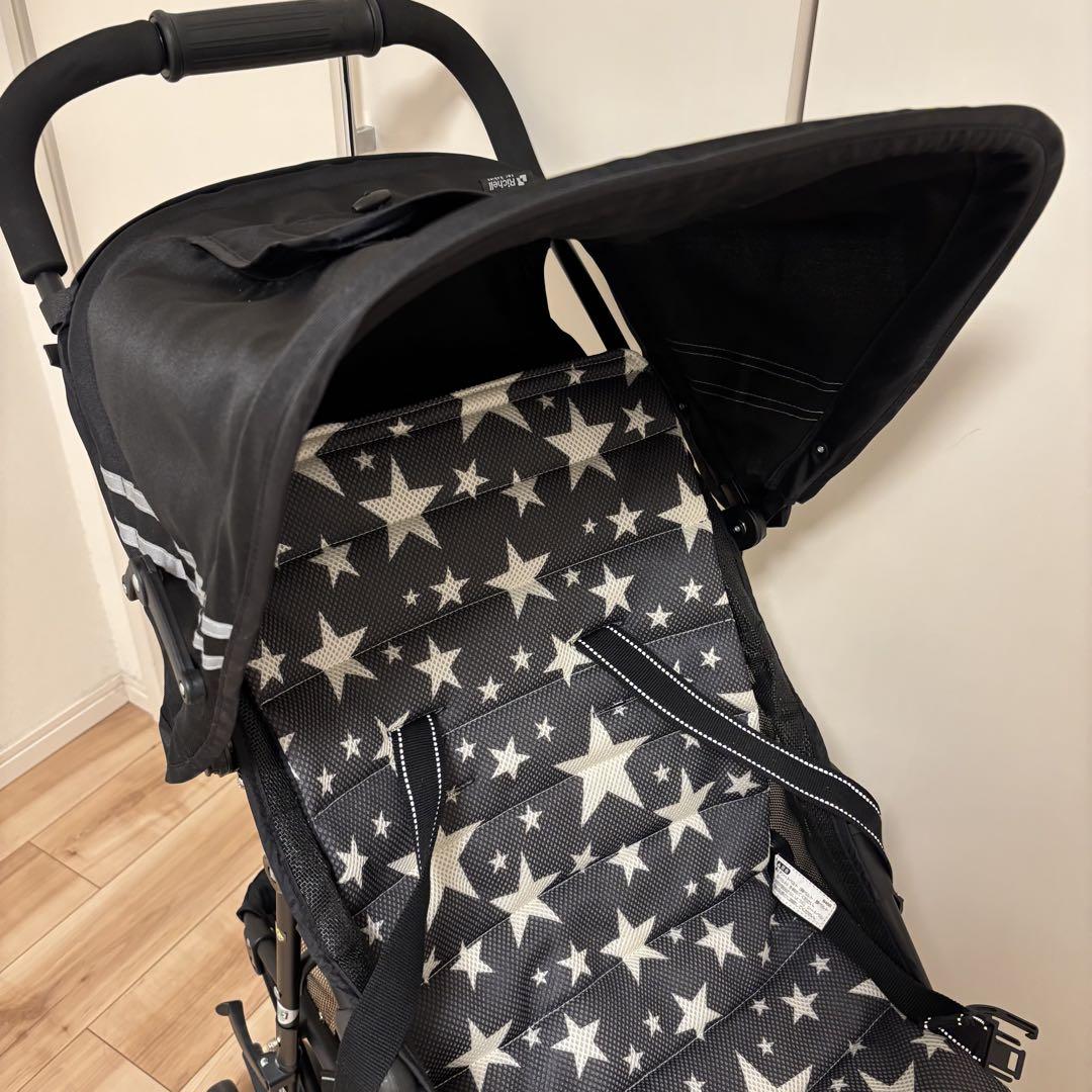 Richell リッチェル　リベラ　フルエR B型ベビーカー 星柄 ブラック