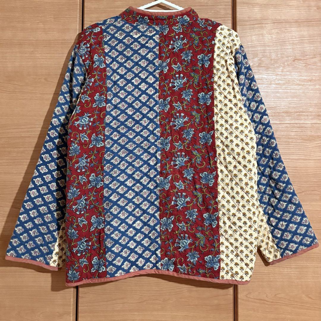 vintage インド綿　キルティングジャケット 3976bb771bc41919a34e14f8c886c6