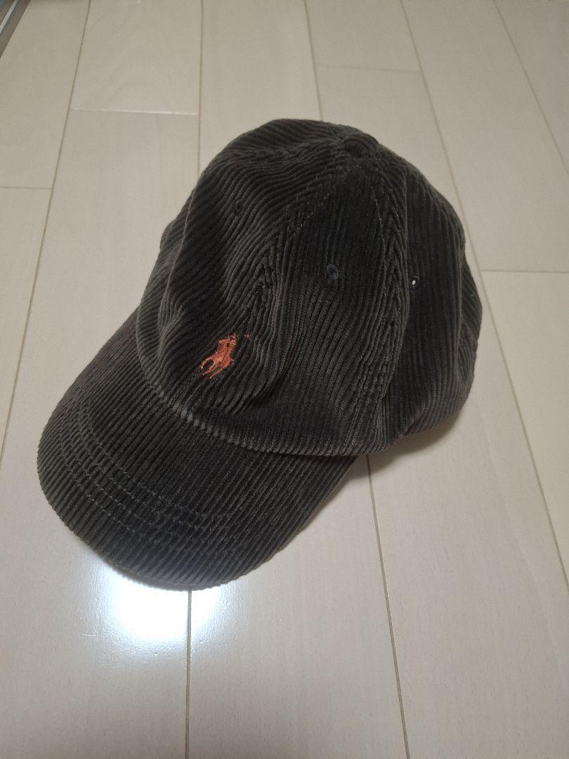 レア◎90s オールド ラルフローレン レザーストラップ キャップ ブラウン