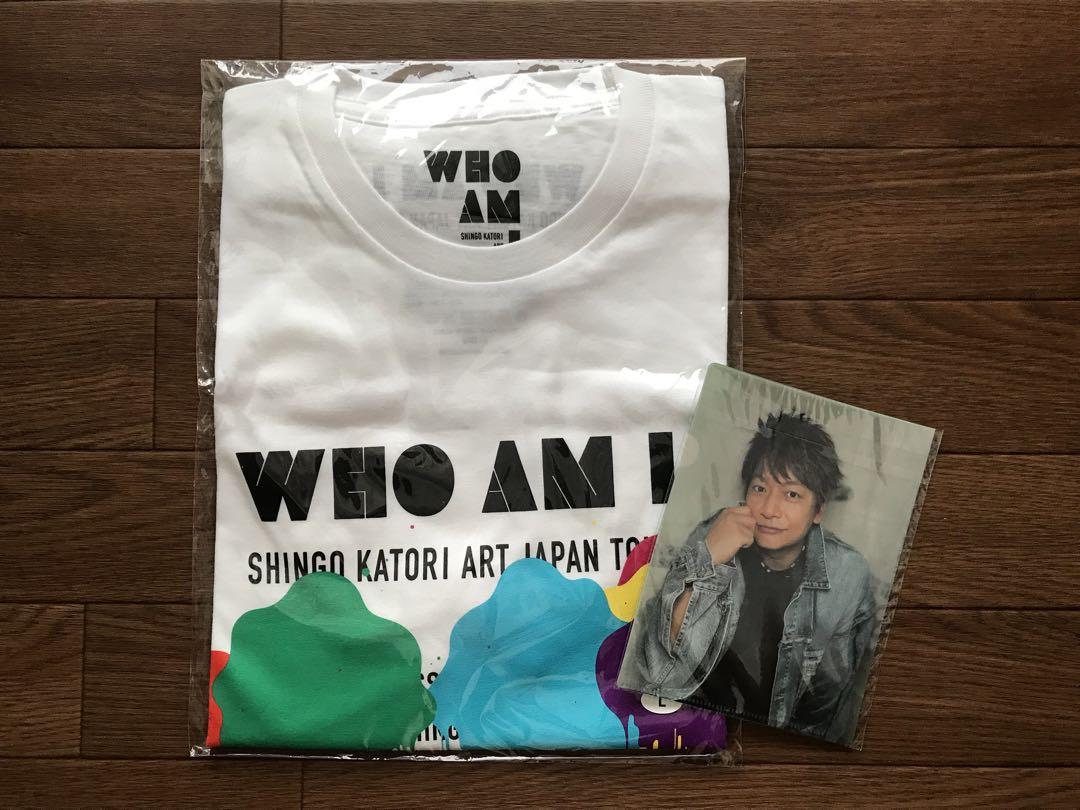 香取慎吾　個展 WHO AM I 福島 Tシャツ Mサイズ 香取慎吾 個展「WHO AM I」Tシャツ Mサイズ - メルカリ