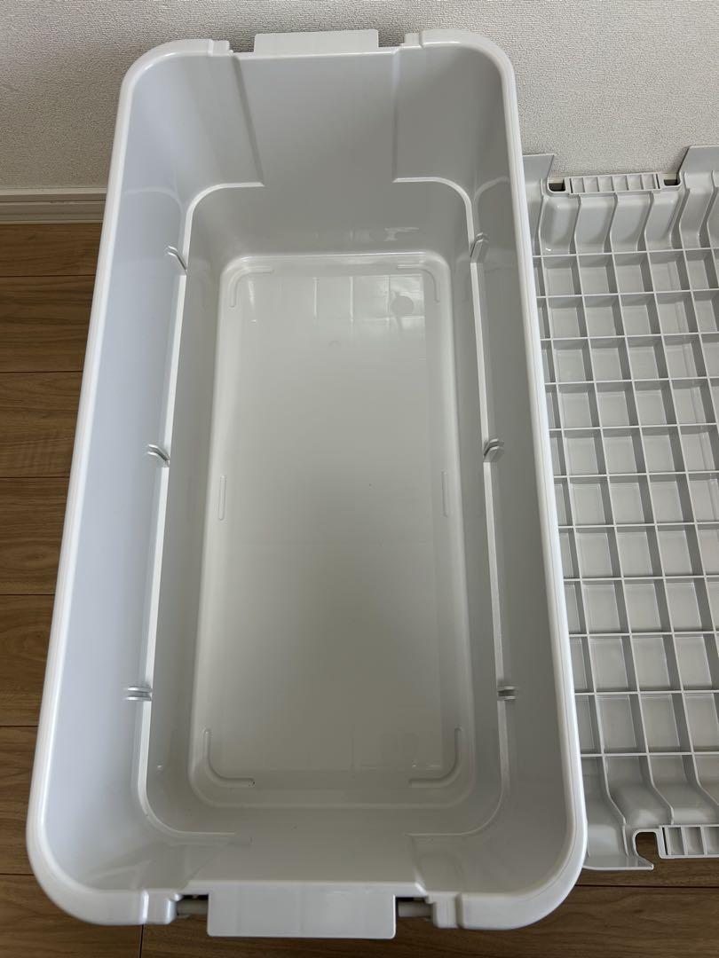 MUJI ポリプロピレン 頑丈収納ボックス　特大　２個　お買得
