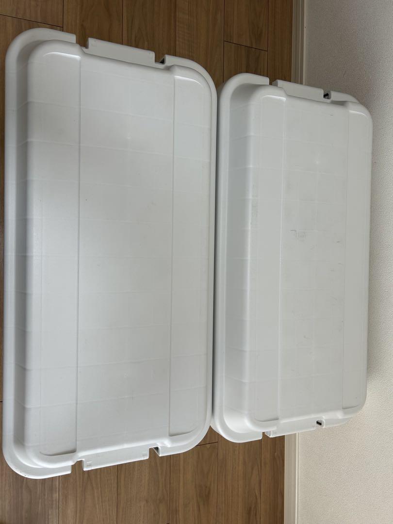 MUJI ポリプロピレン 頑丈収納ボックス　特大　２個　お買得