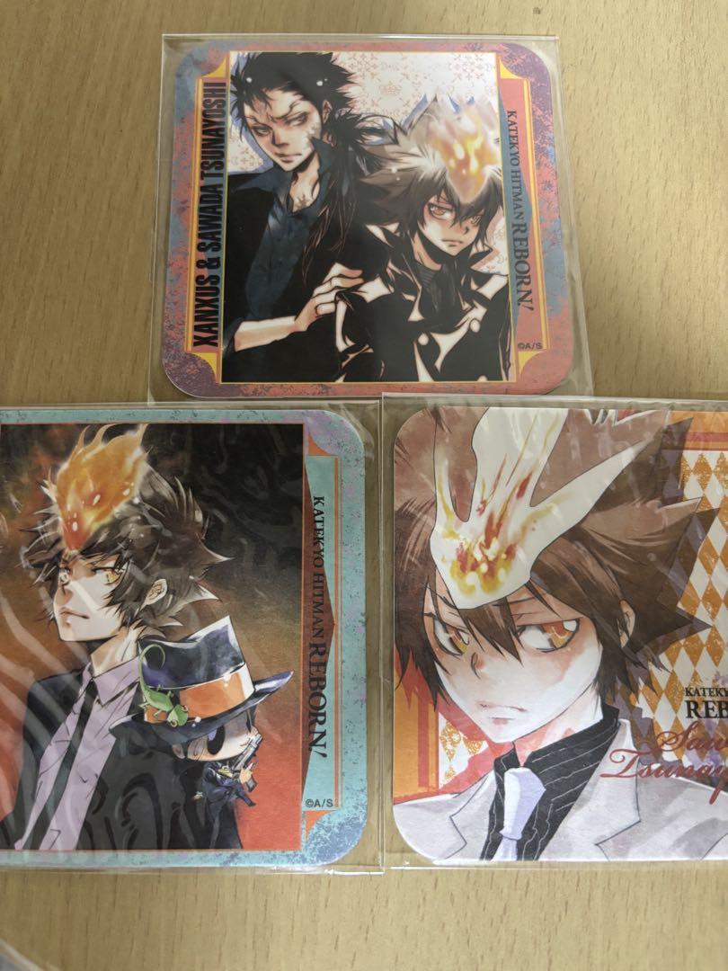家庭教師ヒットマンreborn　　アートコースター　沢田綱吉　３種