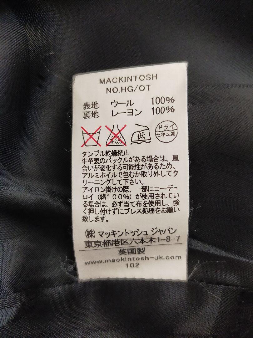 マッキントッシュ　コート　ウール 38