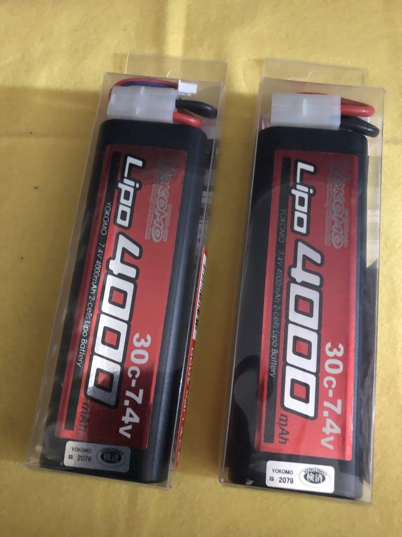 未使用品！ヨコモ　li-po リポバッテリー　4000mAh 7.4v ラジコン