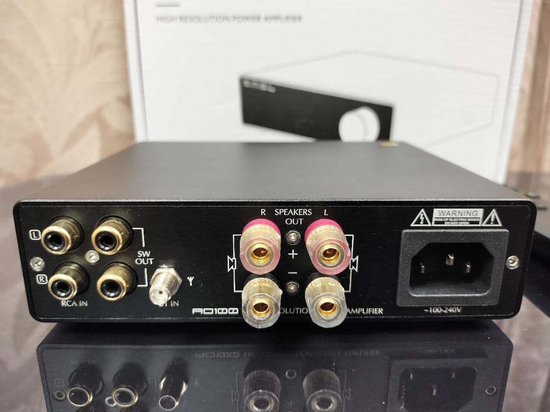 美品 S.M.S.L AO100 デジタルアンプ MA12070 リモコン