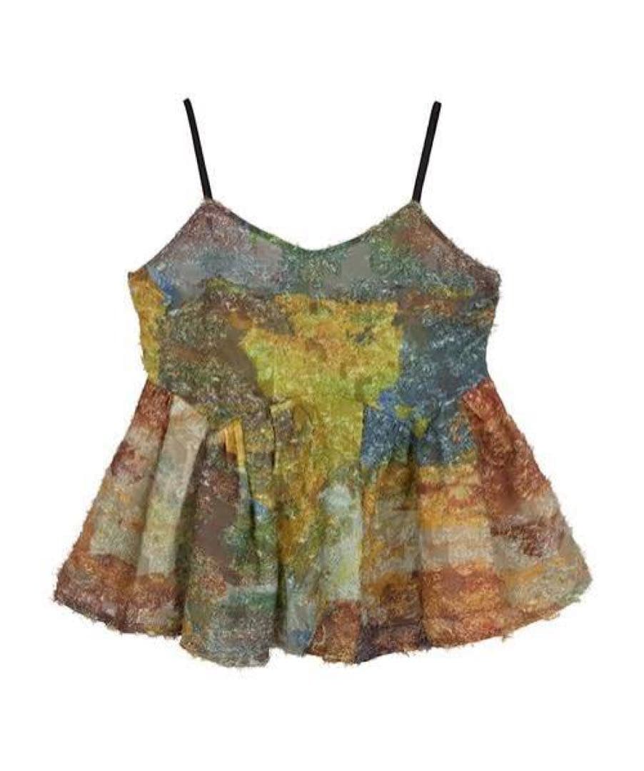 MEDI RACHEL FLUFFY ART CAMISOLE アメリ