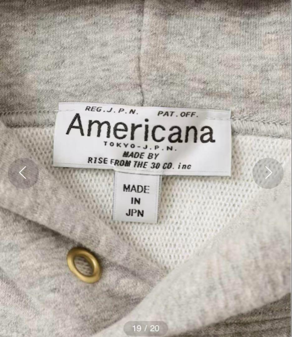 【極美品】ドゥーズィエムクラス AMERICANA アメリカーナ フーディ