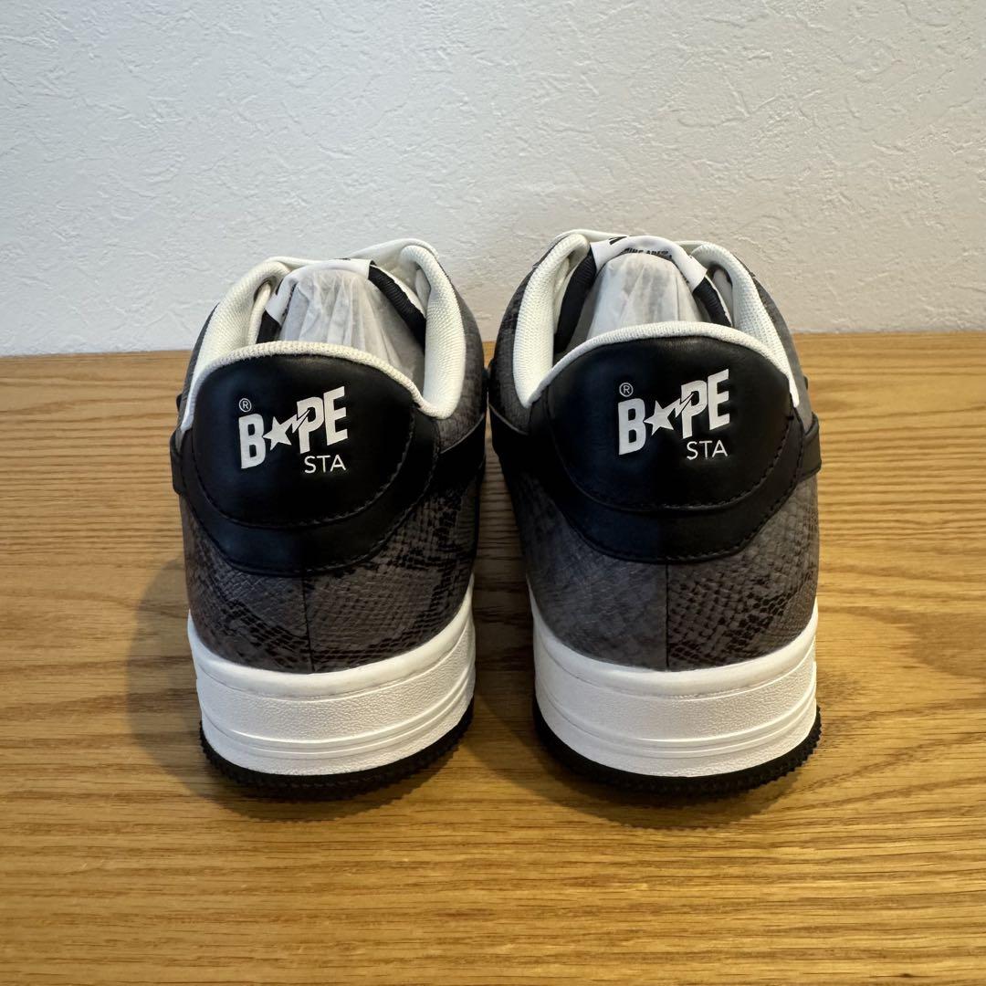 新品 BAPE SK8 STA Light Grey 26.5cm スネイク
