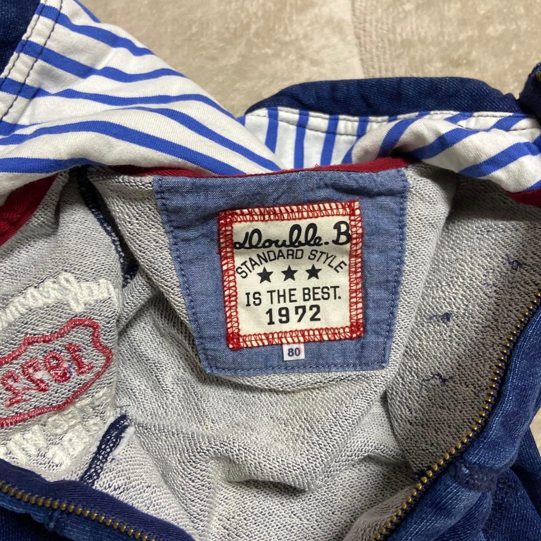 Danielle B ネイビーパーカー 80センチ