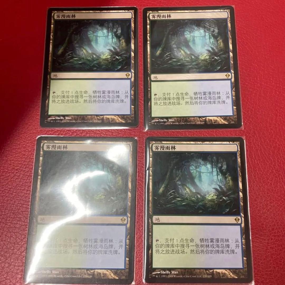 Mtg 霧深い雨林 中国語