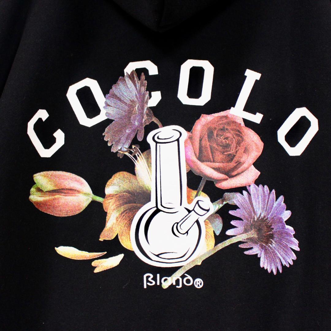 COCOLO BLAND パーカー　ココロブランド　花　フラワー COCOLO BLAND ココロブランド バックロゴ フラワー 花柄