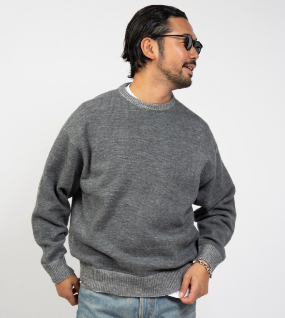 KAJA PLATING CREW KNIT OVY Mサイズ KAJA PLATING CREW KNIT OVY Mサイズ